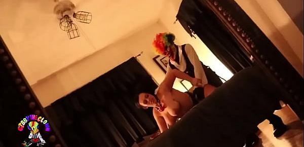  Gibby The Clown fucks Mandi May in a sex dungeon